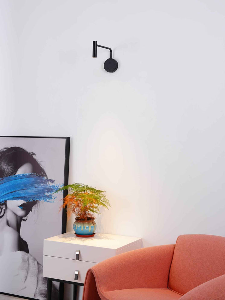 Eda Métal 24cm Noir LED