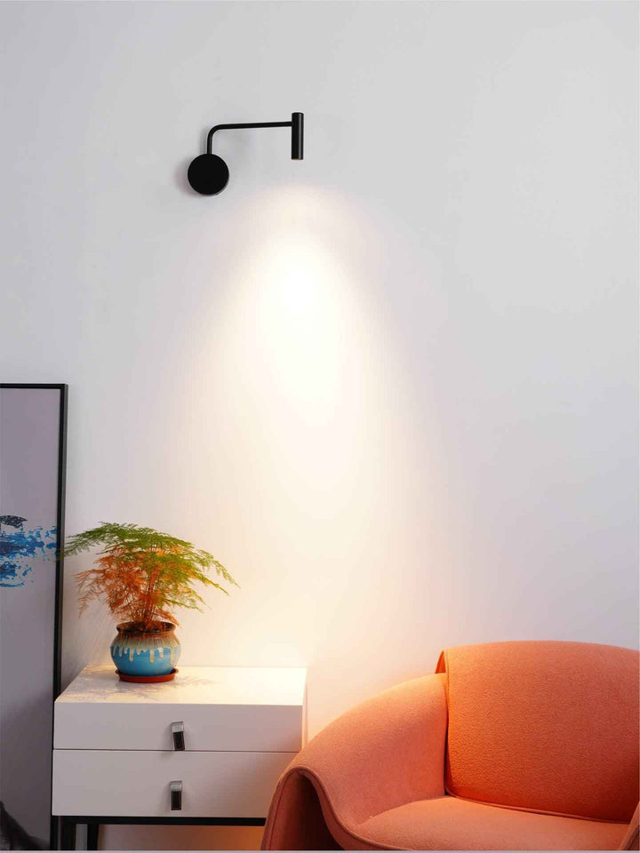 Eda Métal 24cm Noir LED