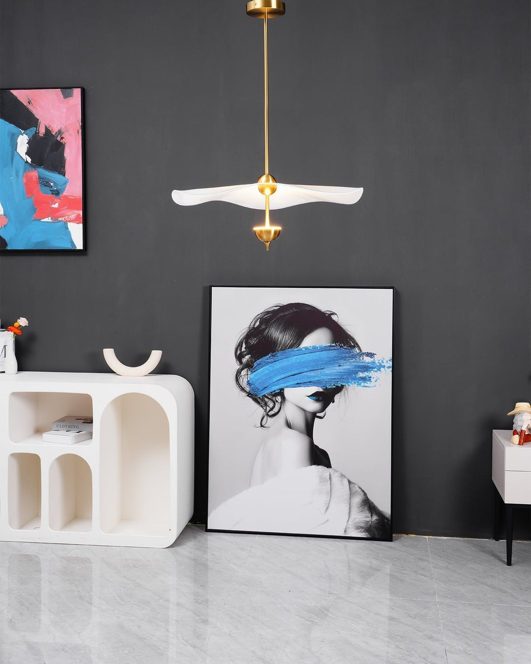 Lustra Lampe Pendante Double Biscuit pour Salon - Neutralighting