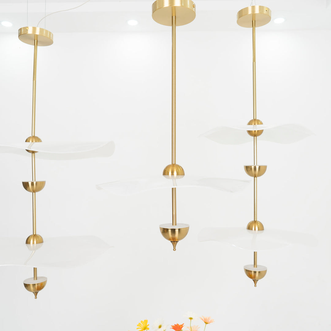 Lustra Lampe Pendante Double Biscuit pour Salon - Neutralighting
