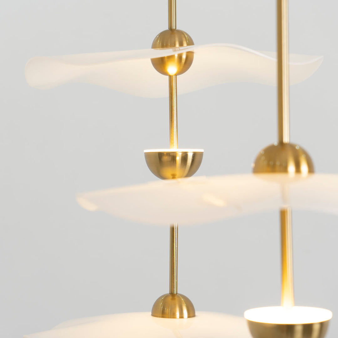 Lustra Lampe Pendante Double Biscuit pour Salon - Neutralighting