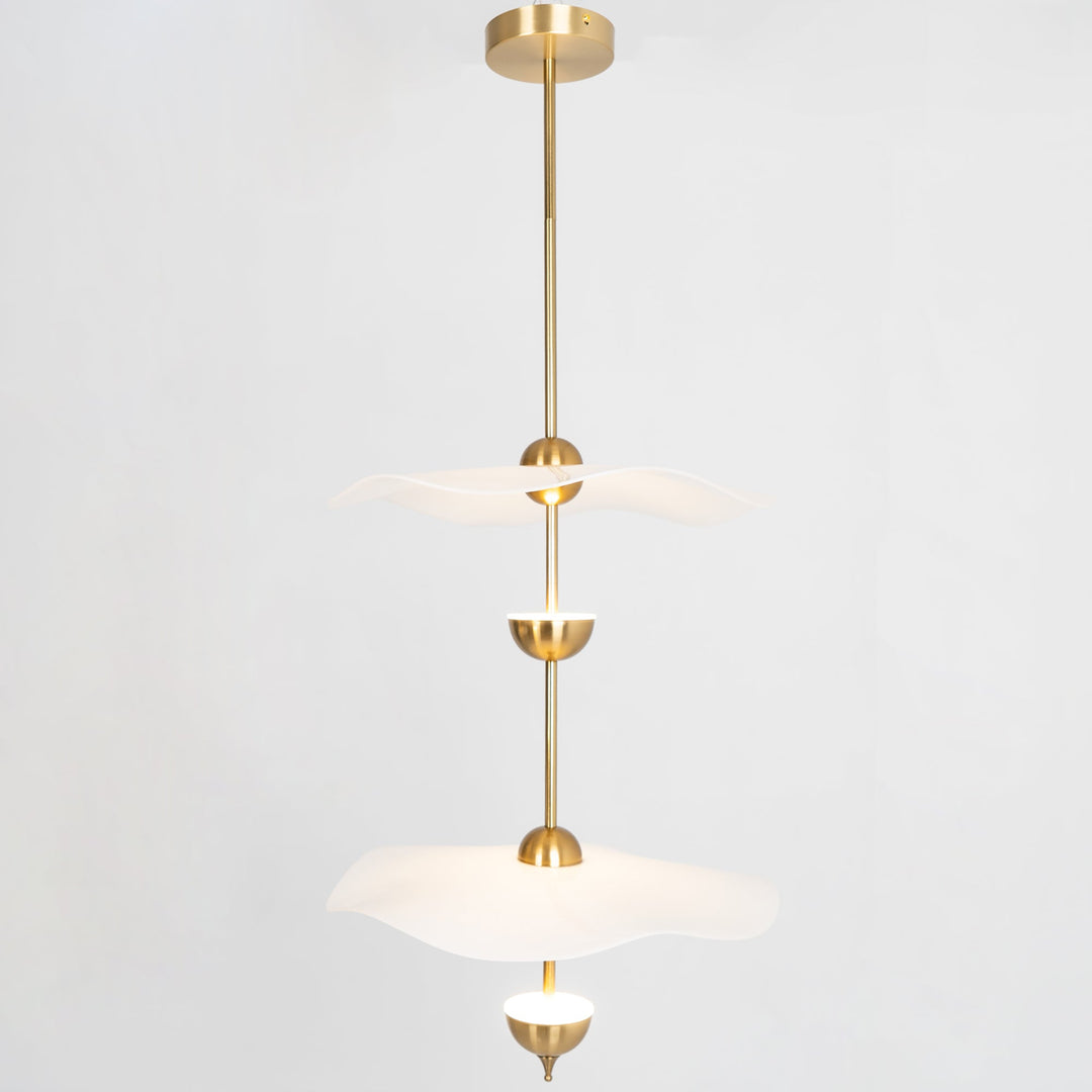 Lustra Lampe Pendante Double Biscuit pour Salon - Neutralighting