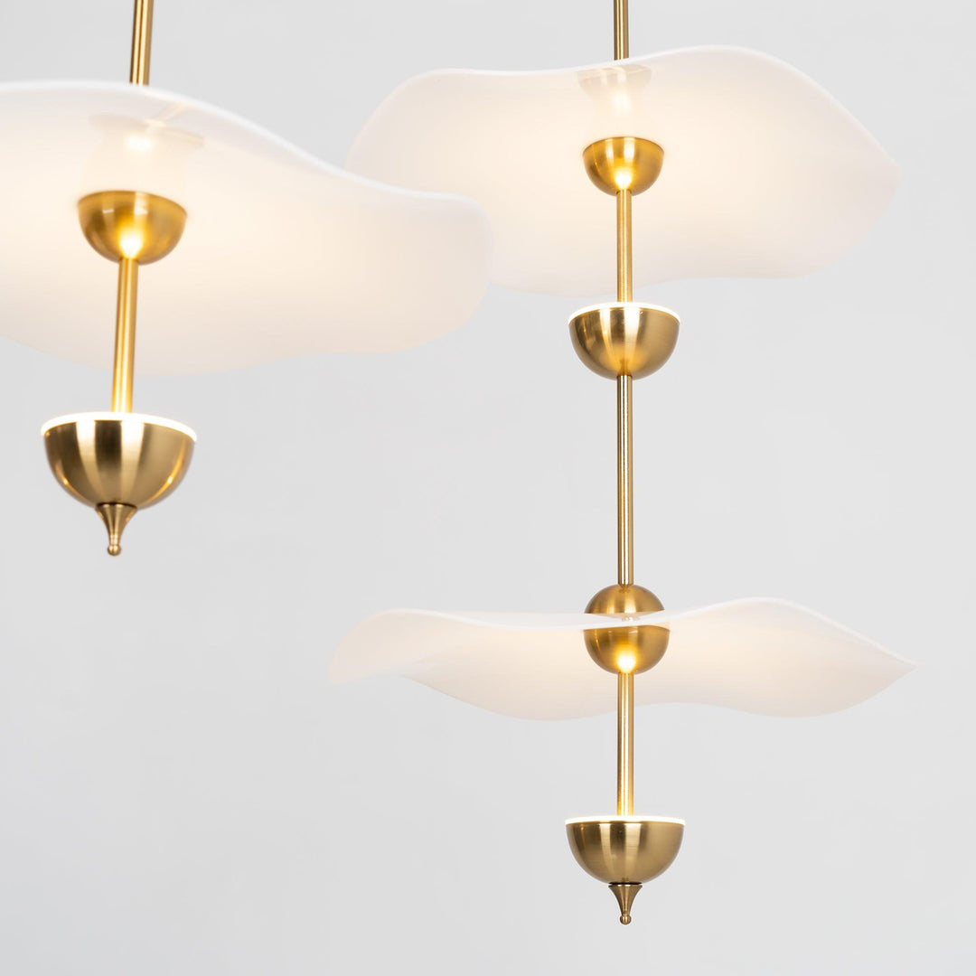Lustra Lampe Pendante Double Biscuit pour Salon - Neutralighting