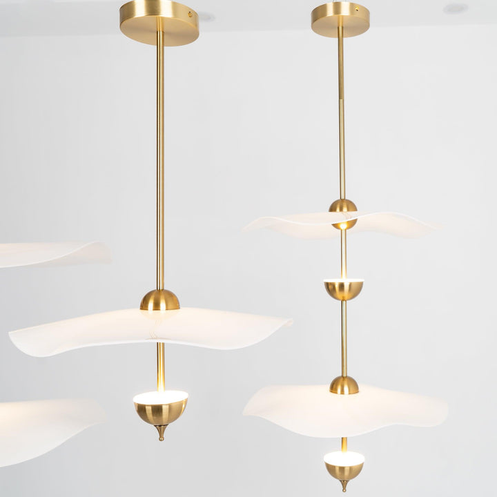 Lustra Lampe Pendante Double Biscuit pour Salon - Neutralighting