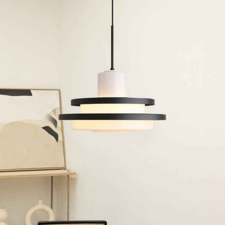Valentina Milieu du Siècle Bauhaus Suspension Verre Chambre à Coucher Salle à Manger - Neutralighting