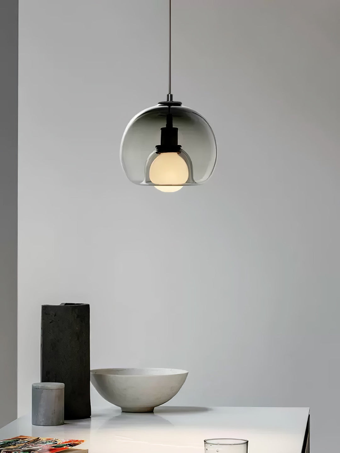 Neritha Suspension Contemporaine en Verre - Neutralighting