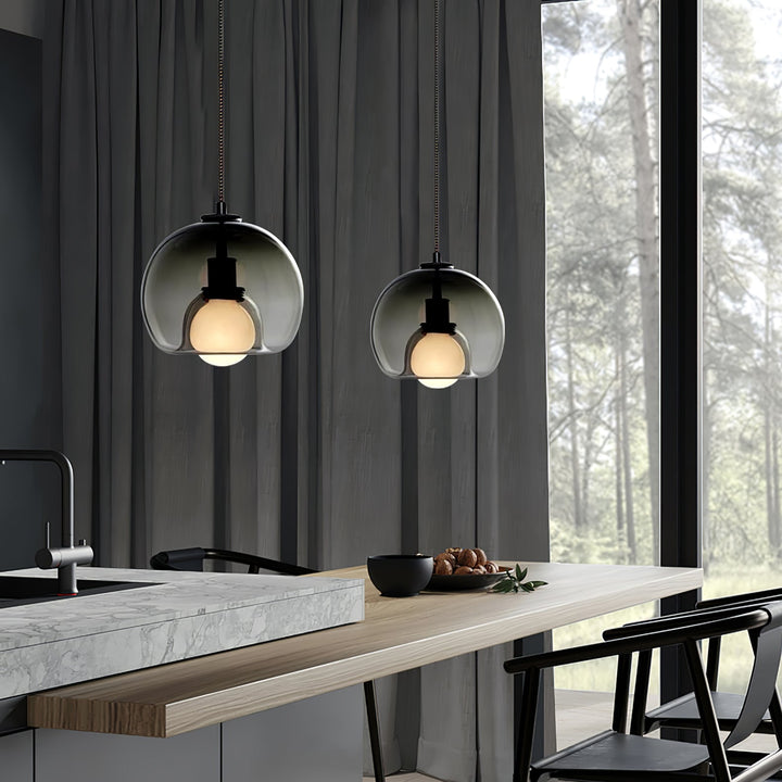 Neritha Suspension Contemporaine en Verre - Neutralighting