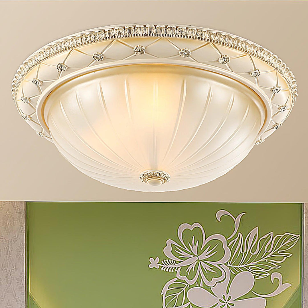 Evtalen Plafonnier en Résine et Verre Vintage - Neutralighting