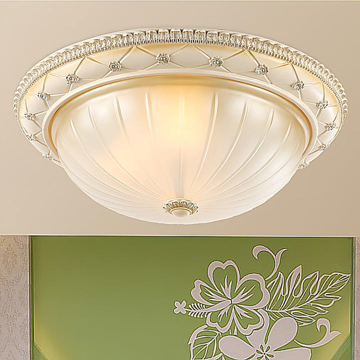 Evtalen Plafonnier en Résine et Verre Vintage - Neutralighting