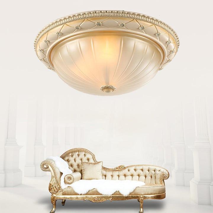 Evtalen Plafonnier en Résine et Verre Vintage - Neutralighting