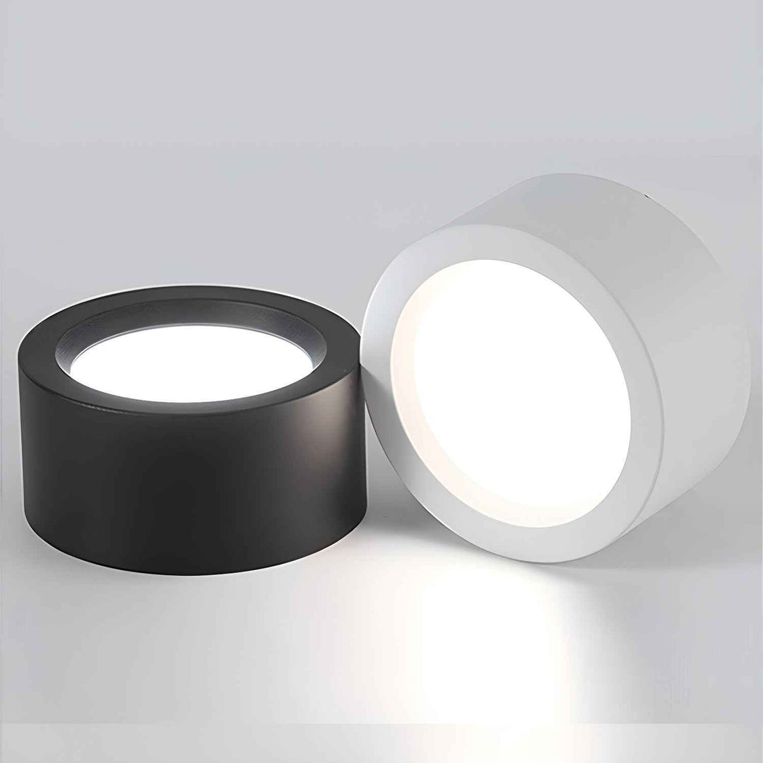Plafonnier Usorel Acrylique 18cm Noir LED 15W