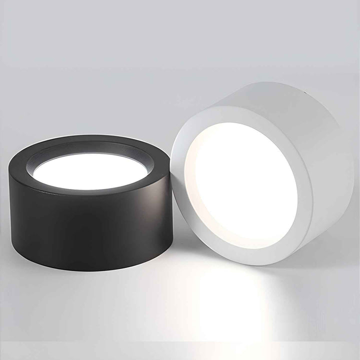 Plafonnier Usorel Acrylique 18cm Noir LED 15W