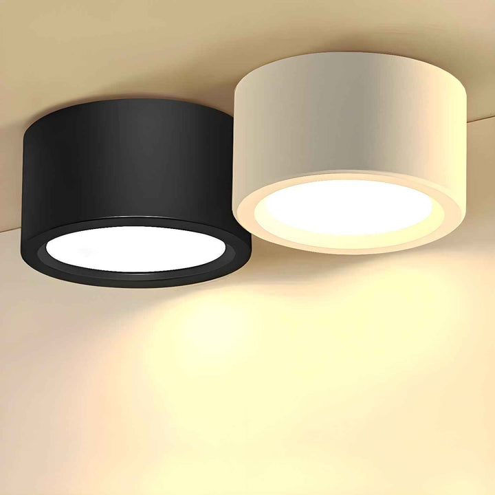 Plafonnier Usorel Acrylique 18cm Noir LED 15W