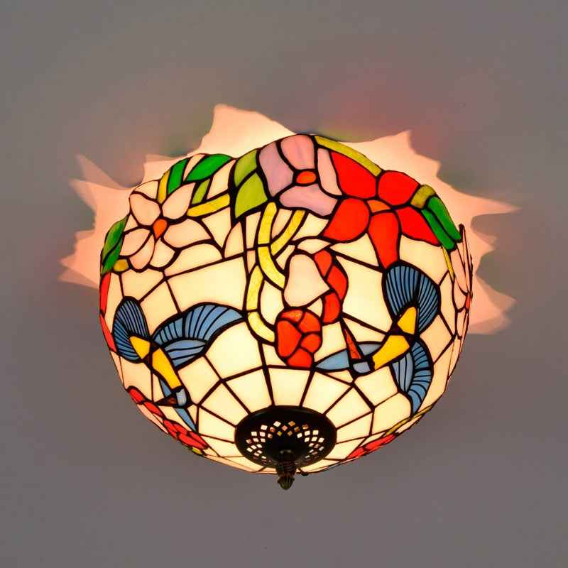 Plafonnier Tiffany en Verre – Style Plafonnier Tendance