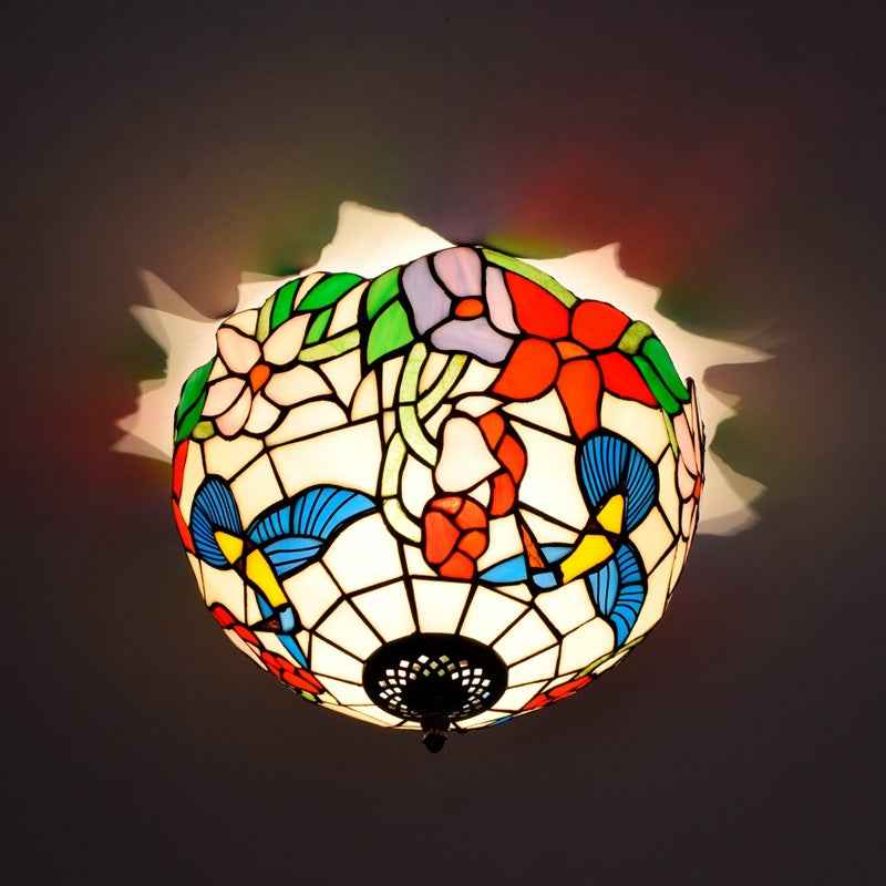 Plafonnier Tiffany en Verre – Style Plafonnier Tendance