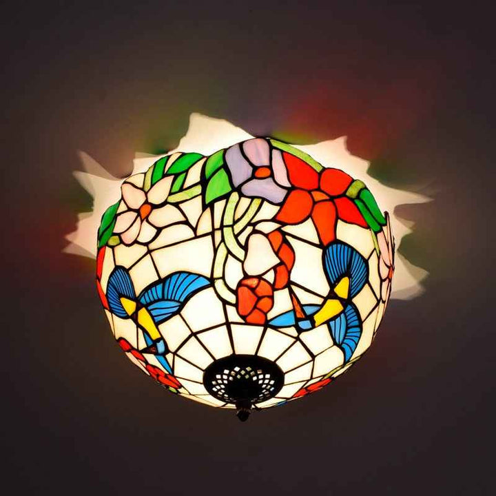 Plafonnier Tiffany en Verre – Style Plafonnier Tendance
