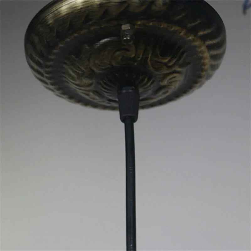 Tiffany Rétro LED Suspension Métal Verre Salon/Bar - Neutralighting