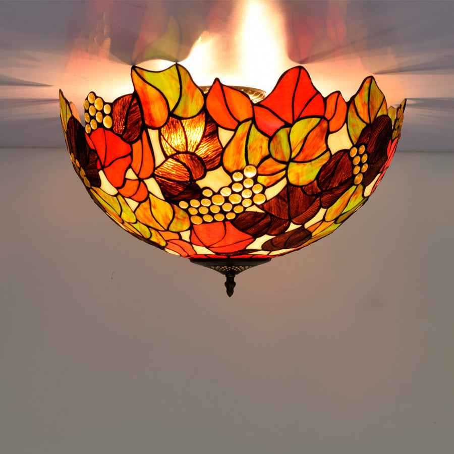 Plafonnier Tiffany Verre LED V7