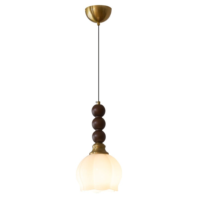 Vothaila Suspension en Verre Vintage et Bois - Neutralighting