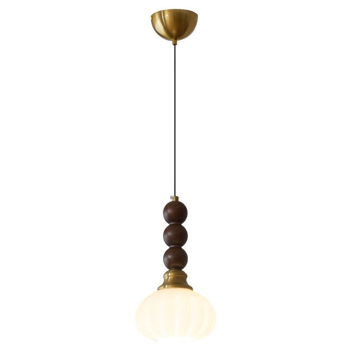 Vothaila Suspension en Verre Vintage et Bois - Neutralighting