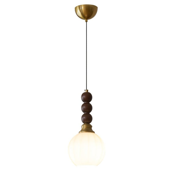 Vothaila Suspension en Verre Vintage et Bois - Neutralighting