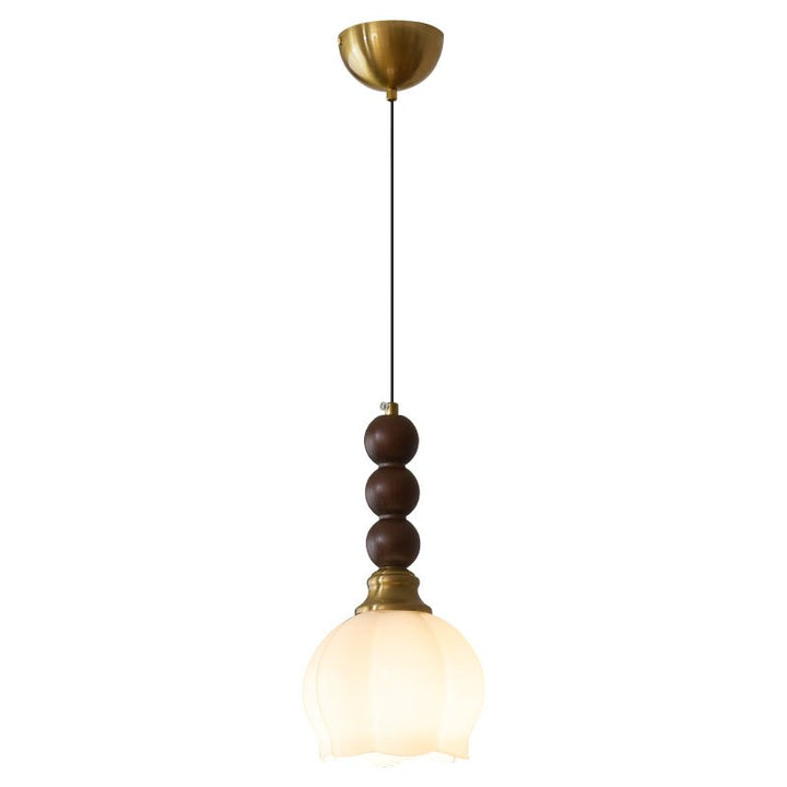 Vothaila Suspension en Verre Vintage et Bois - Neutralighting