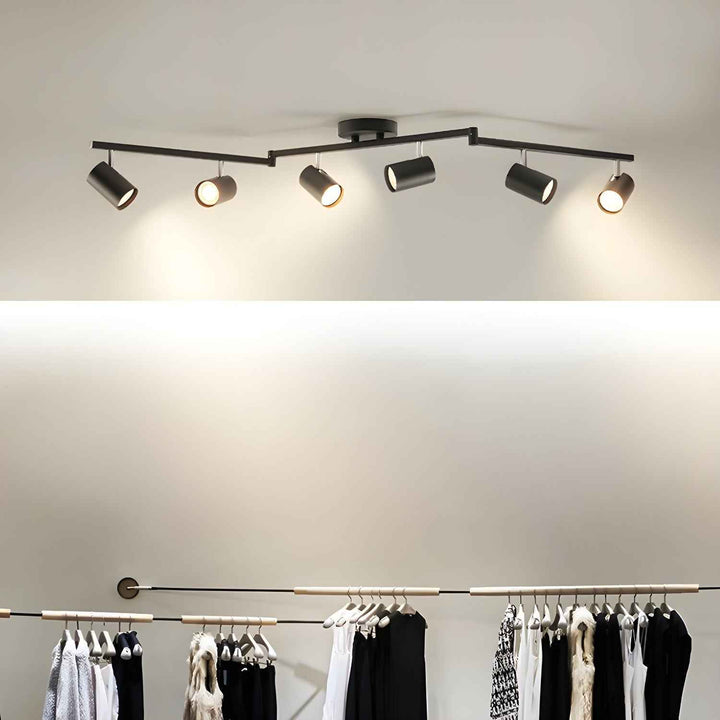 Quadra Acrylique 56cm Noir LED