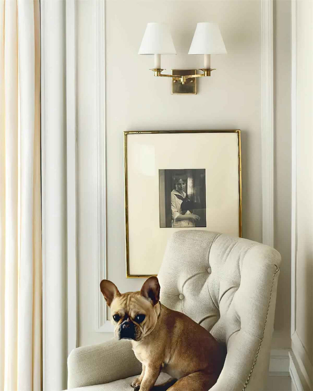 Lampe Evans en Laiton – Design Contemporain