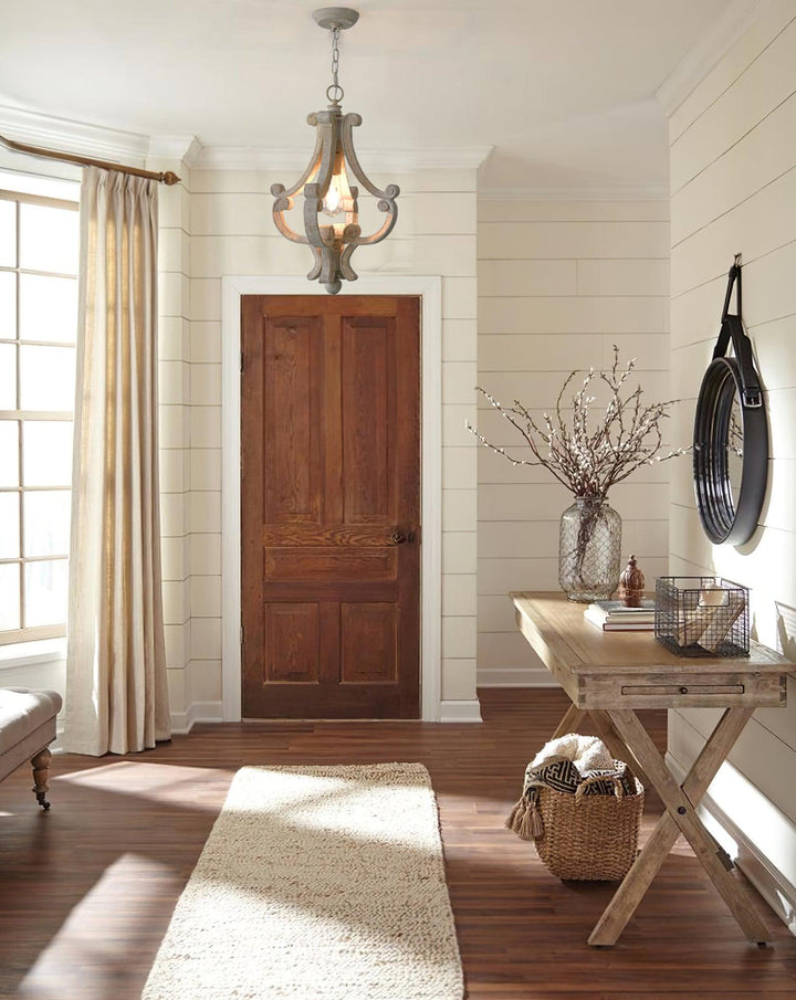 Thalien Suspension Glam en bois - Neutralighting
