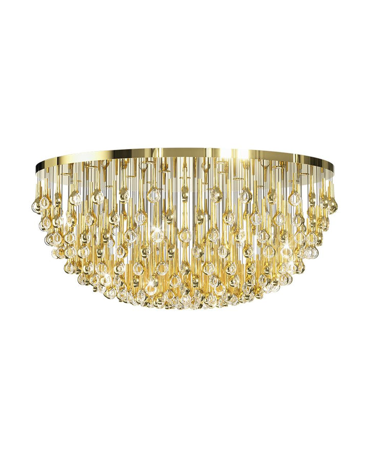 Cicarir Lustre en Verre Dégradé Doré - Neutralighting