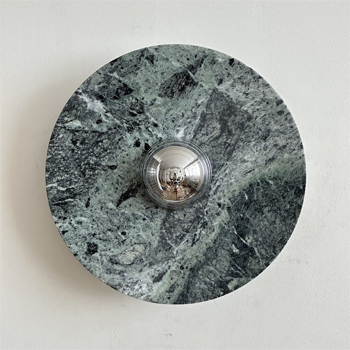 Evvarel Applique Murale Moderne Minimaliste En Métal Et Marbre Vert - Neutralighting