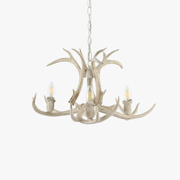 Silva Rétro LED Suspension Blanc Métal Résine Salle À Manger - Neutralighting