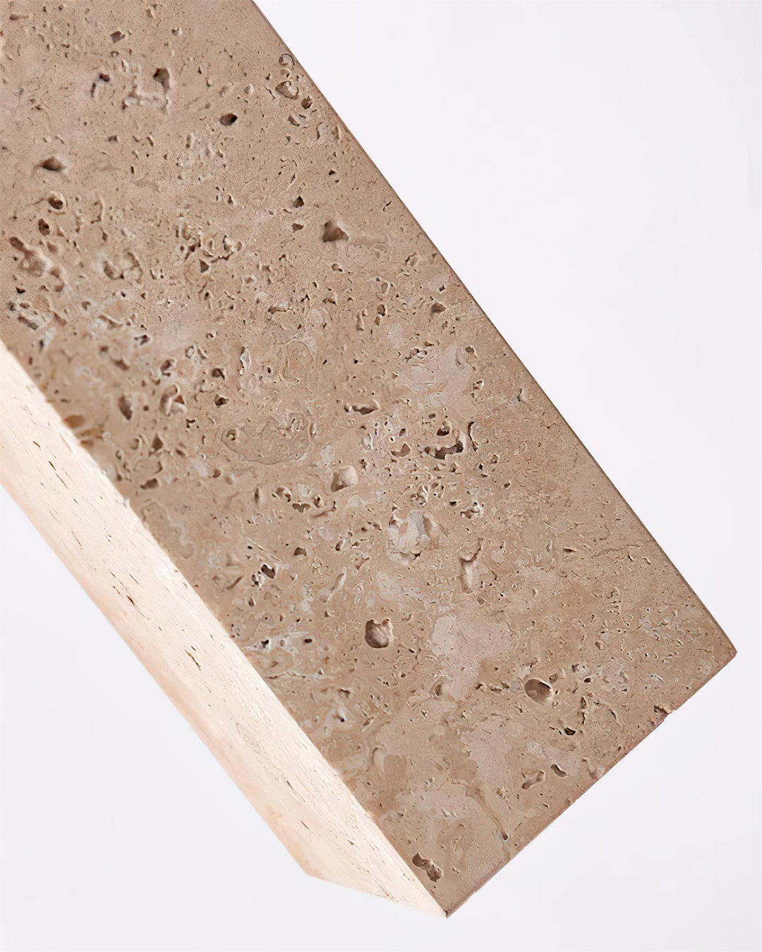 Suspension Géométrique Bois Travertin Minimaliste Nordique Suspendu - Neutralighting