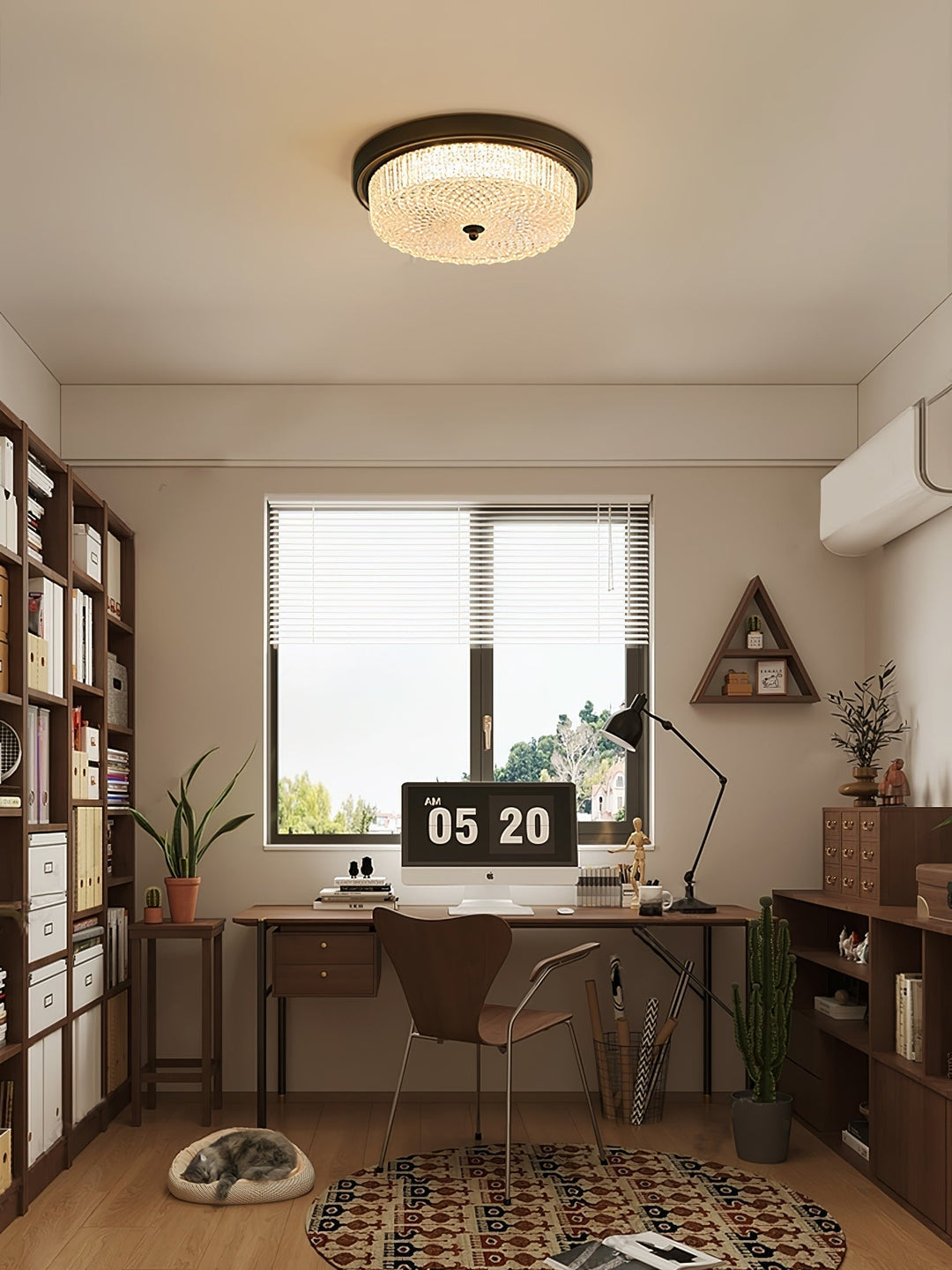 Ilsolen Nordic Art Classique Verre Plafonnier - Neutralighting