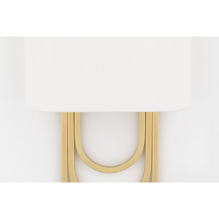 Evelaris Applique Murale Laiton Tissu Moderne Salon - Neutralighting