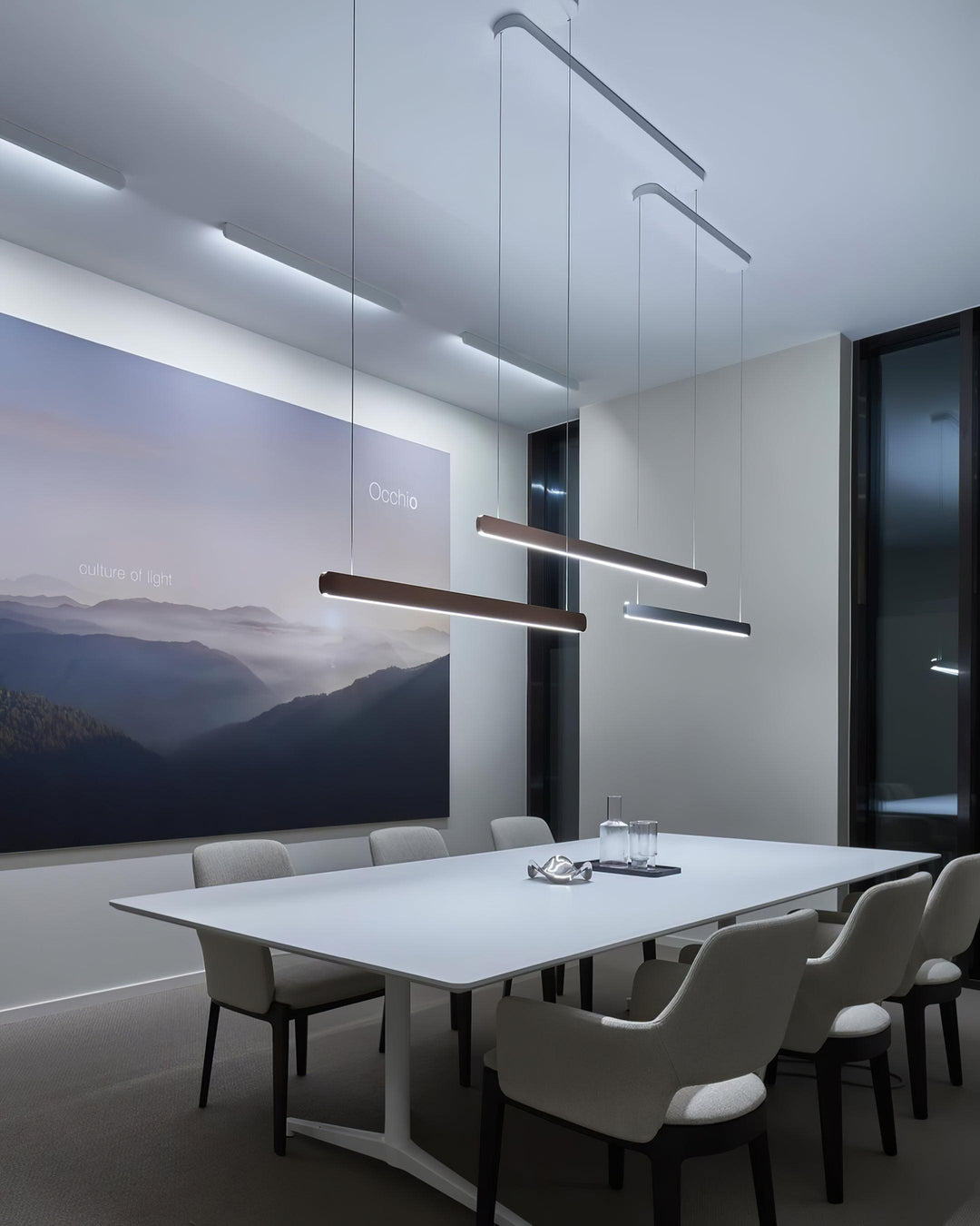 FarettoLampe Pendante Linéaire Industrielle Minimaliste - Neutralighting