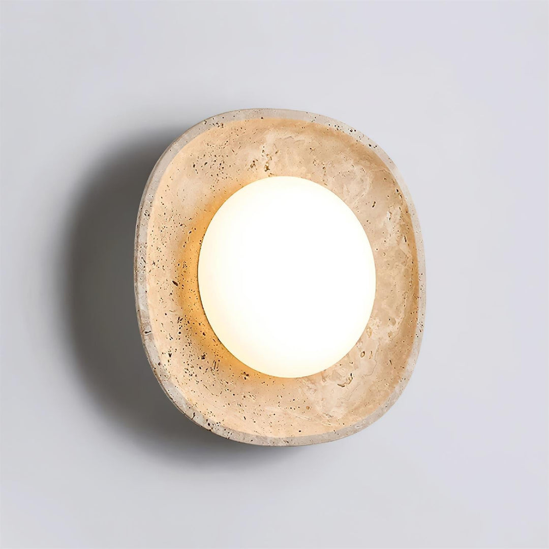 Ritta Applique Murale Travertin Globe - Neutralighting