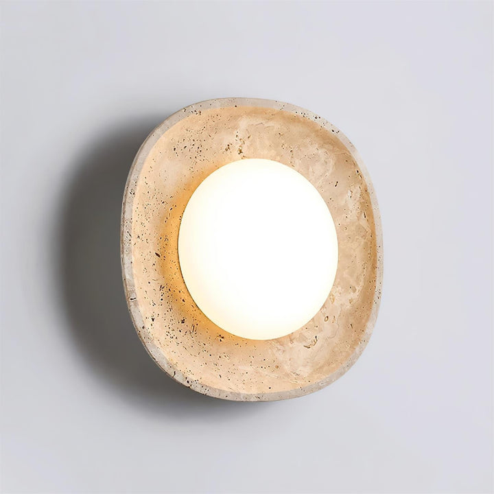 Ritta Applique Murale Travertin Globe - Neutralighting