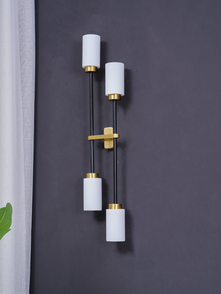 Lustra Applique Murale En Verre Cylindrique Linéaire - Neutralighting