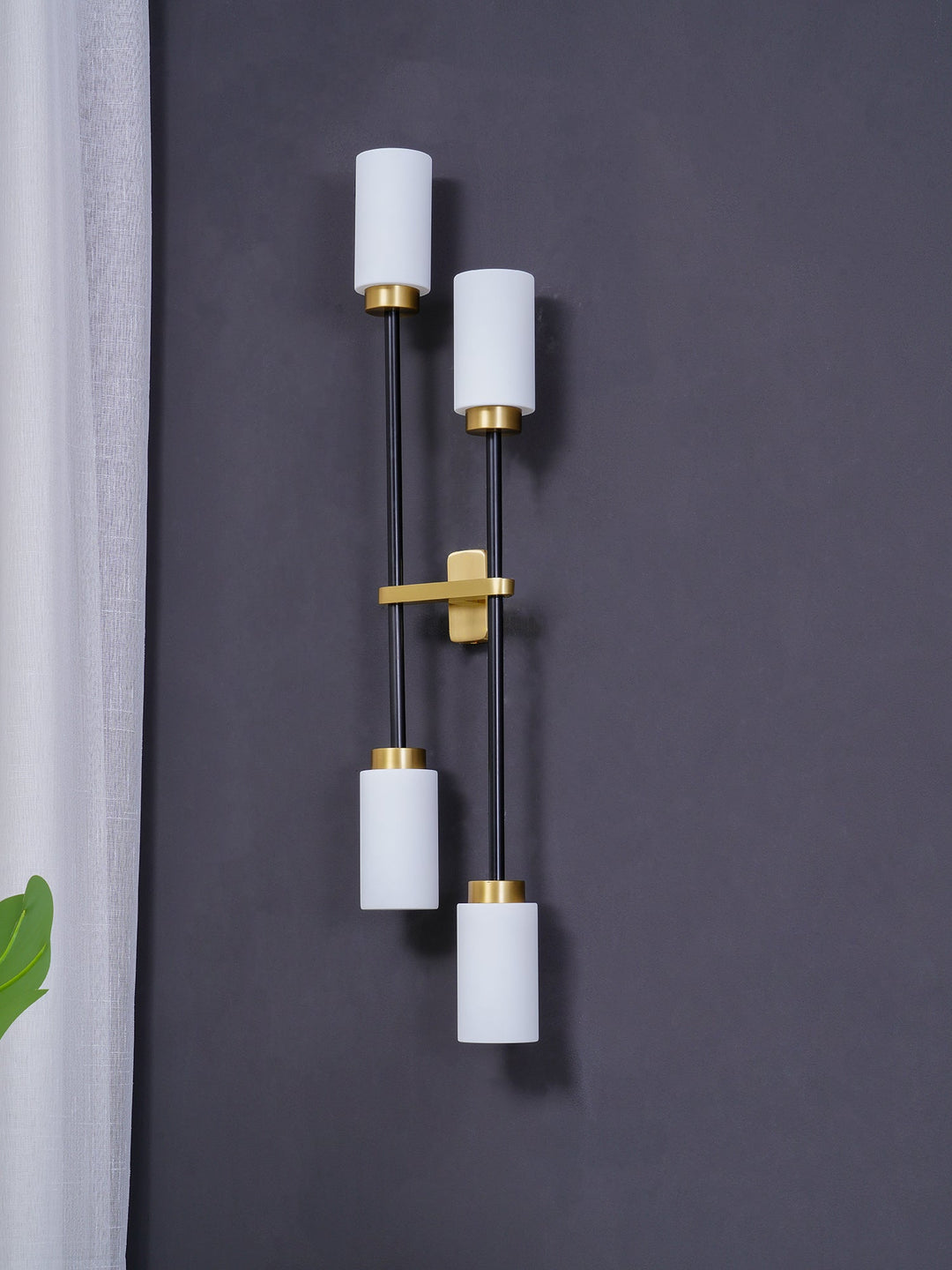 Lustra Applique Murale En Verre Cylindrique Linéaire - Neutralighting