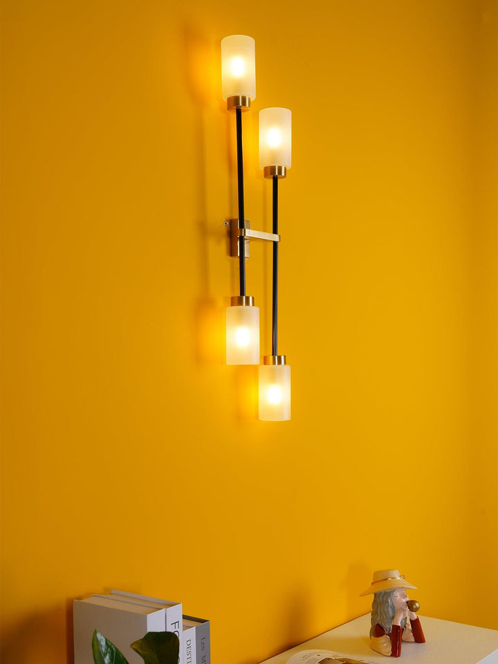 Lustra Applique Murale En Verre Cylindrique Linéaire - Neutralighting