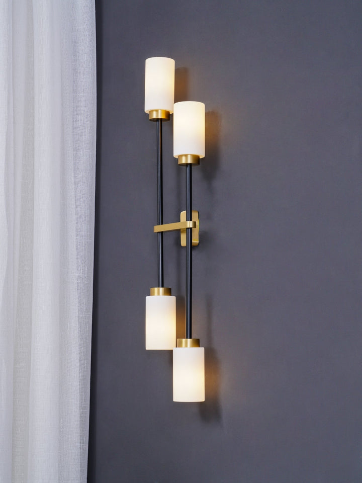 Lustra Applique Murale En Verre Cylindrique Linéaire - Neutralighting