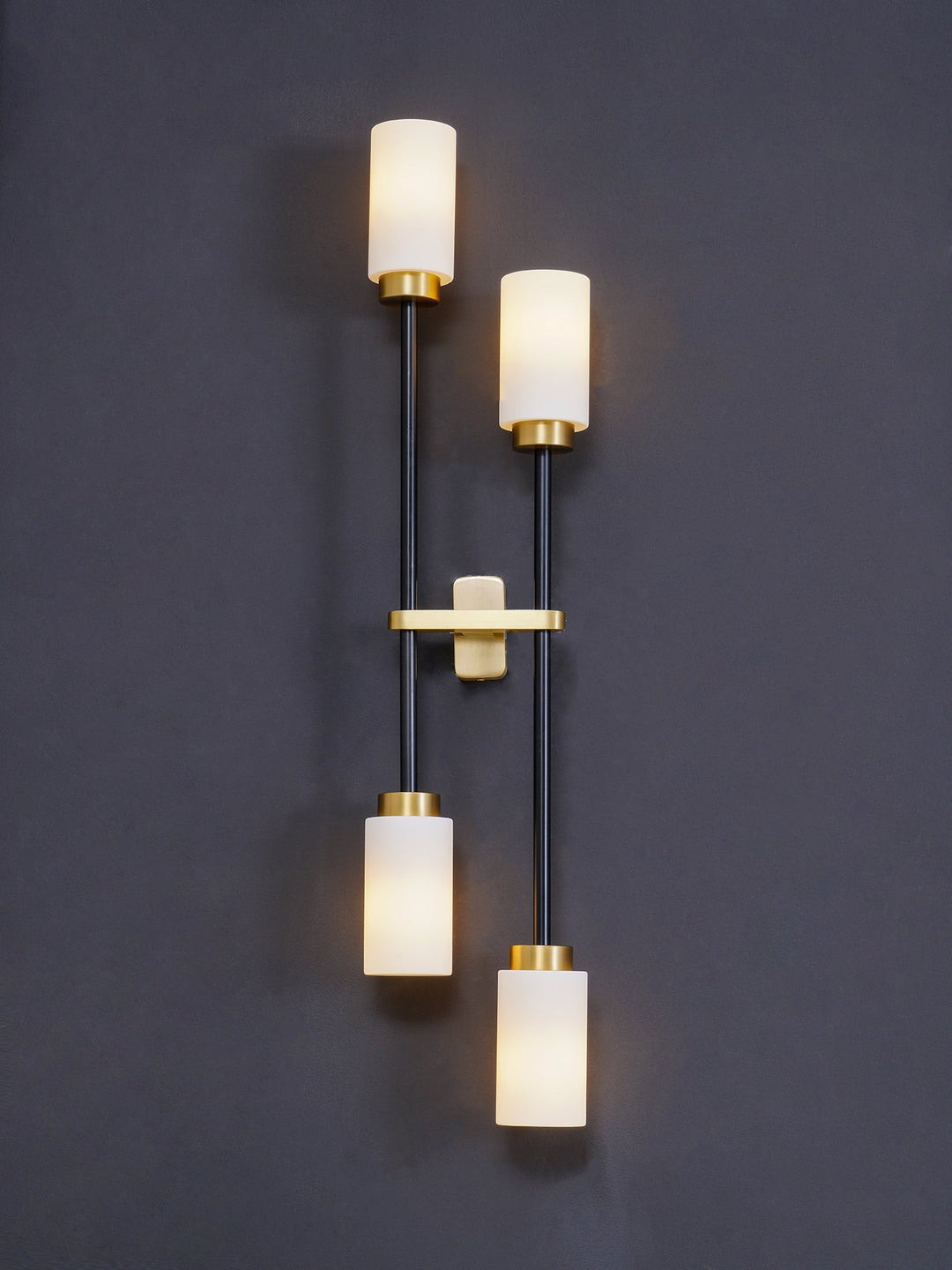 Lustra Applique Murale En Verre Cylindrique Linéaire - Neutralighting