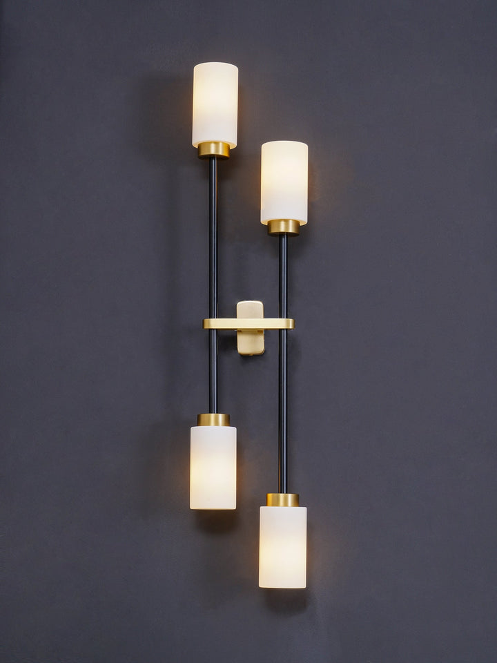 Lustra Applique Murale En Verre Cylindrique Linéaire - Neutralighting
