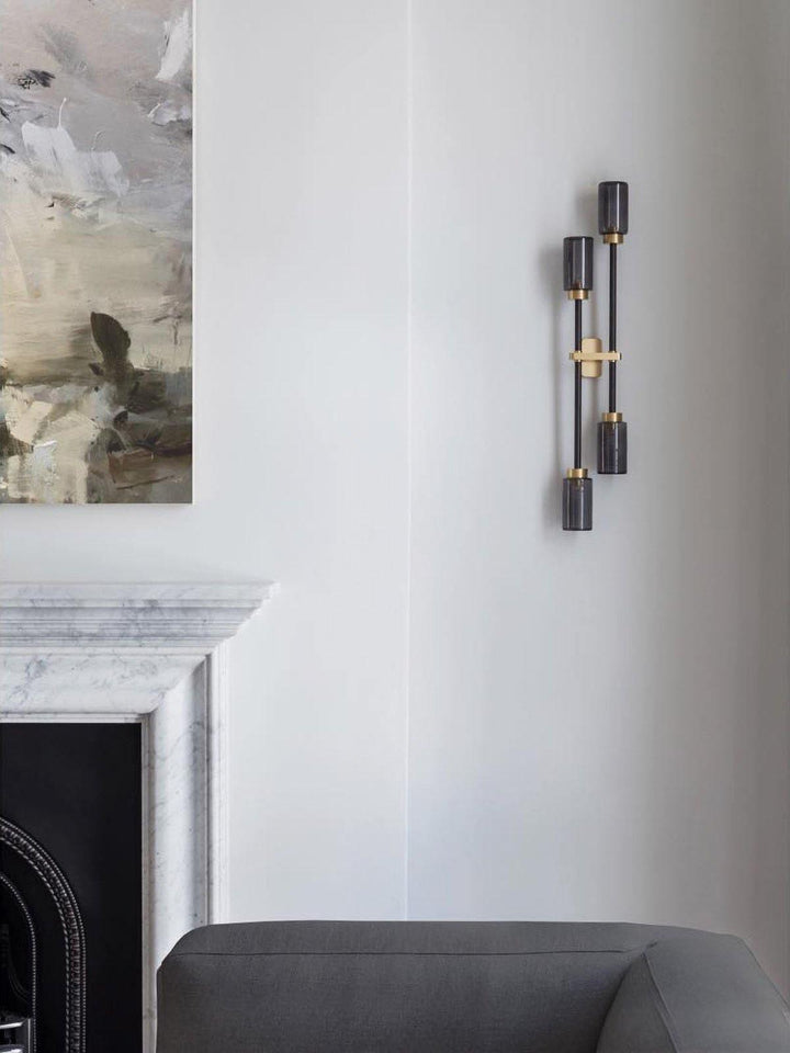 Lustra Applique Murale En Verre Cylindrique Linéaire - Neutralighting