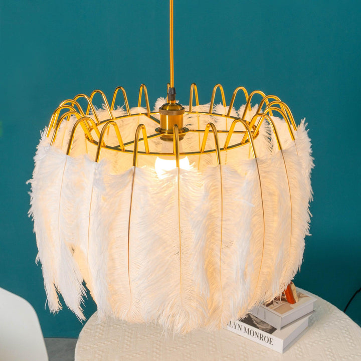 Imarisra Lampe Pendante Plumes Luxe Postmoderne - Neutralighting