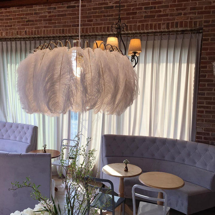 Imarisra Lampe Pendante Plumes Luxe Postmoderne - Neutralighting