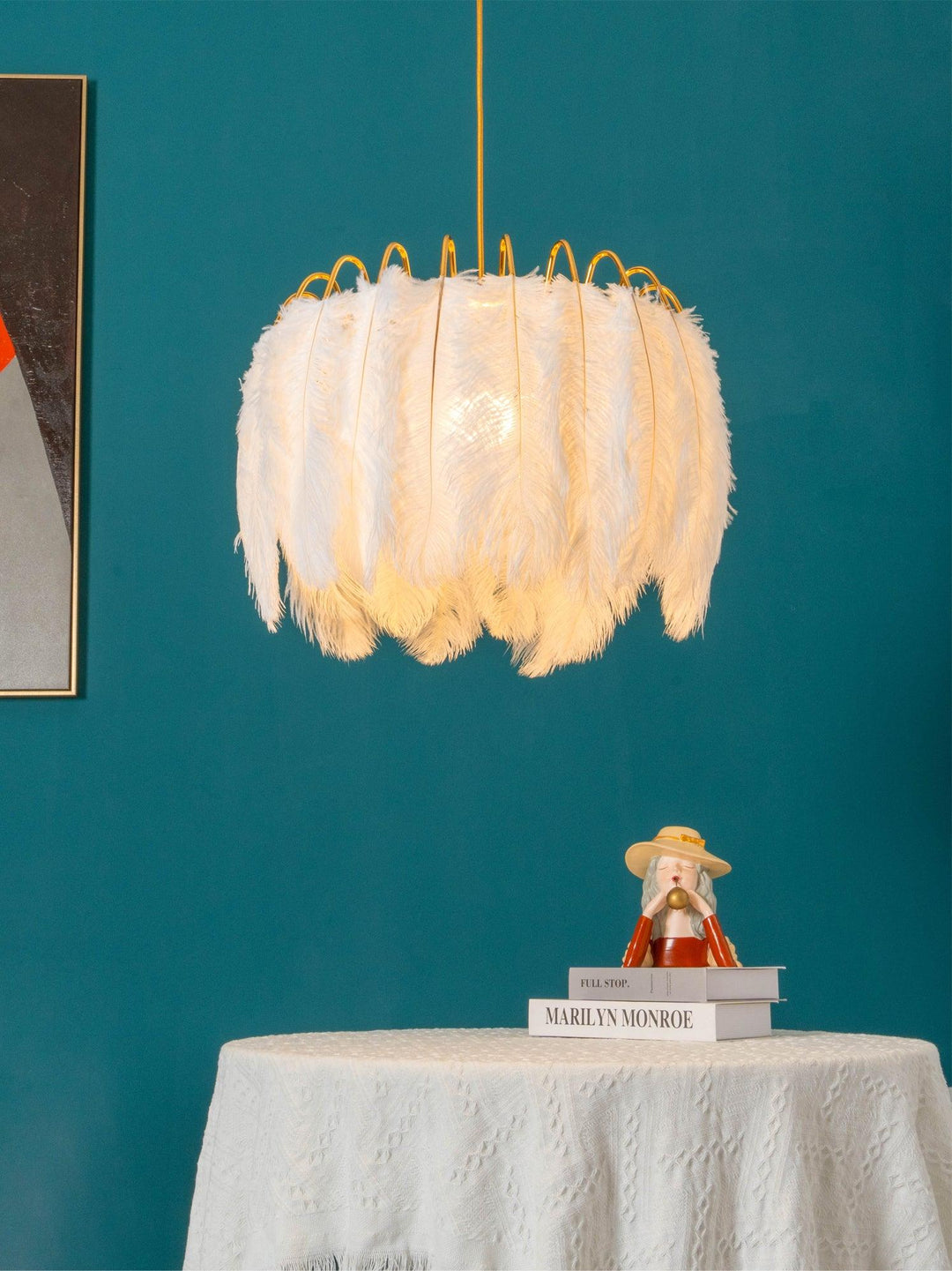 Imarisra Lampe Pendante Plumes Luxe Postmoderne - Neutralighting