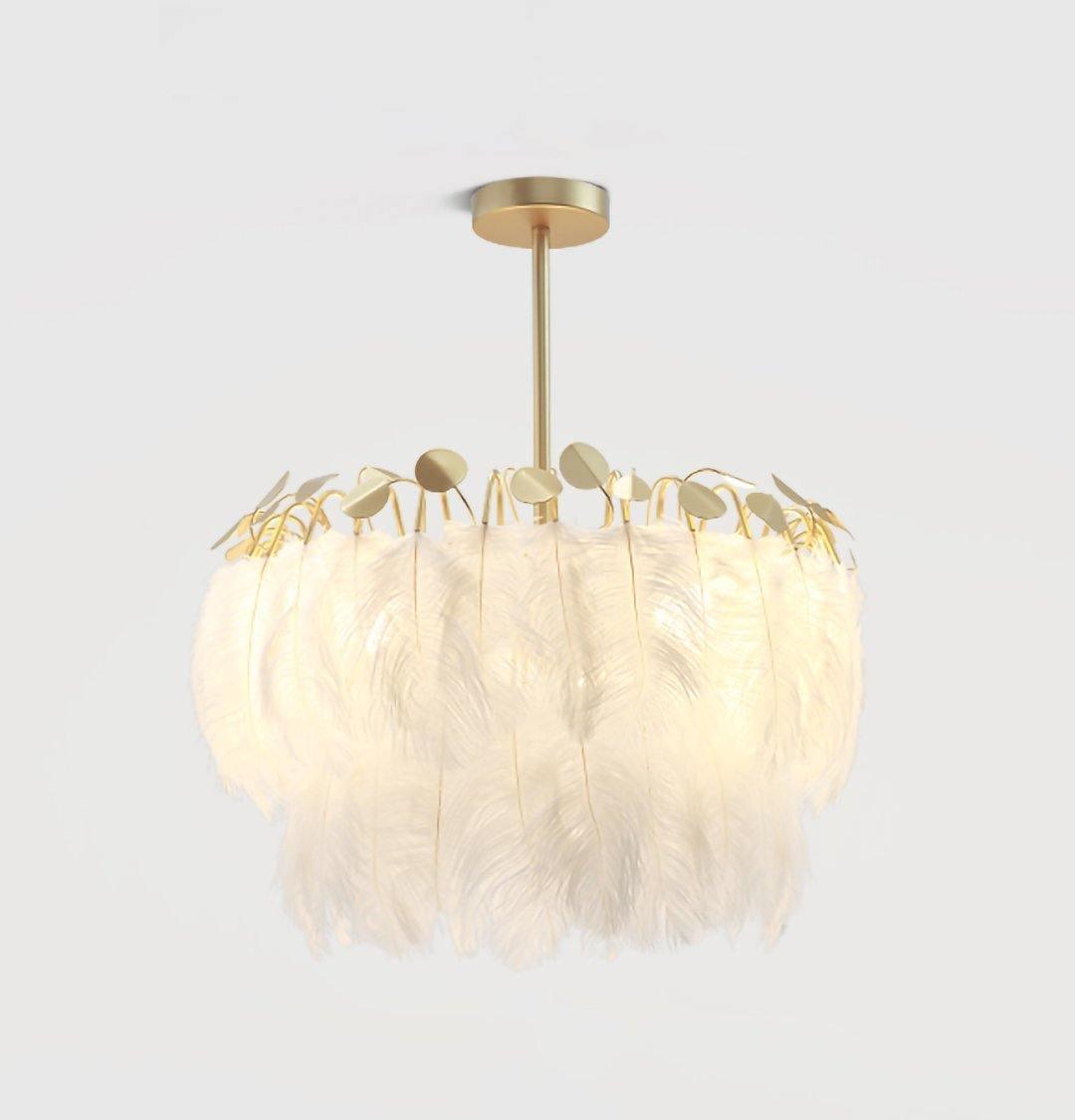 Imarisra Lampe Pendante Plumes Luxe Postmoderne - Neutralighting