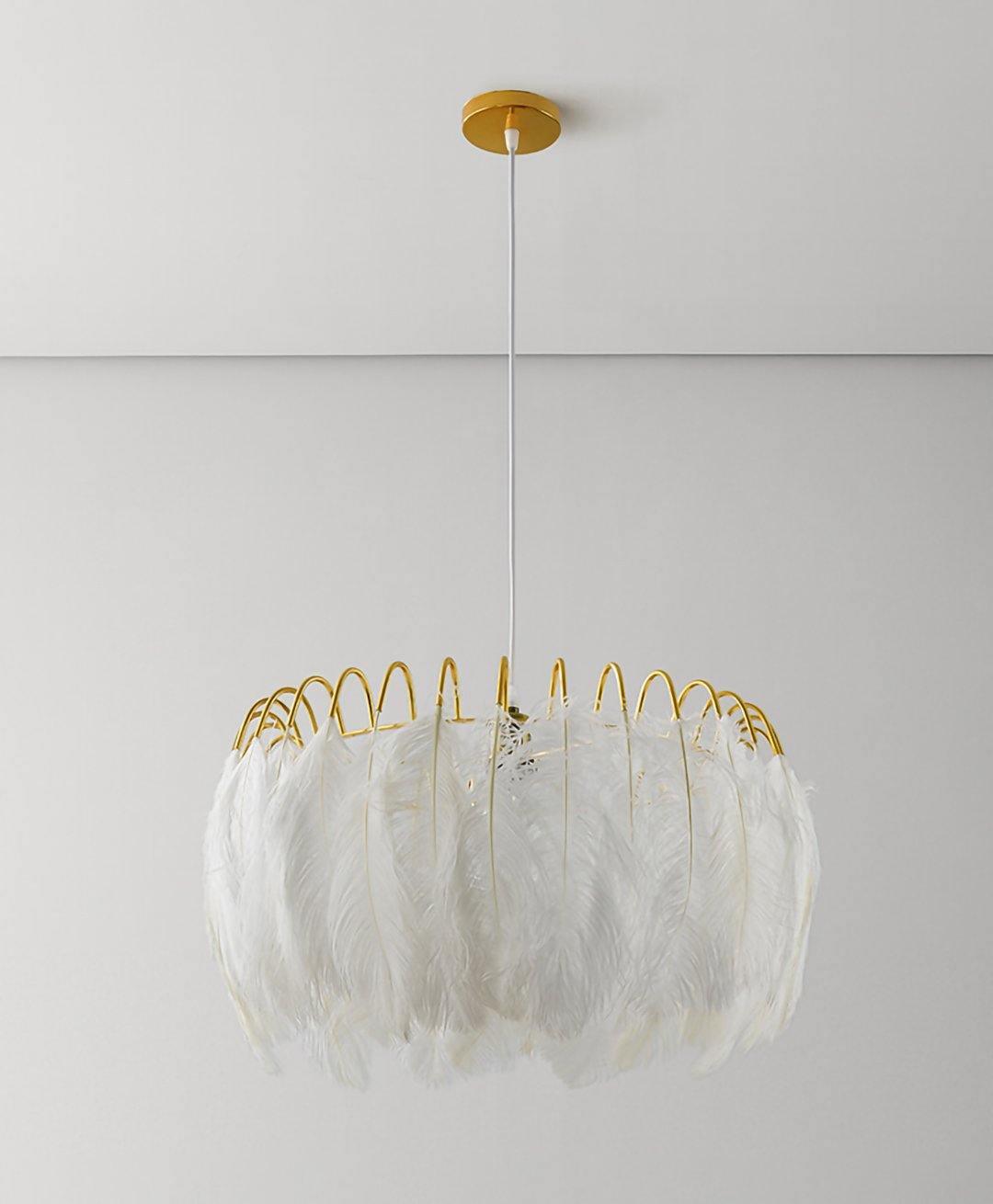 Imarisra Lampe Pendante Plumes Luxe Postmoderne - Neutralighting
